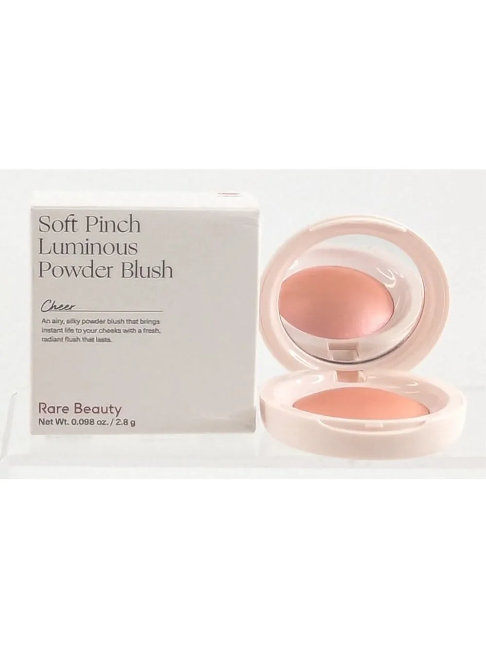 RARE BEAUTY by Selena Gomez CHEER Soft Pinch Luminous Powder Blush Full Size NIB